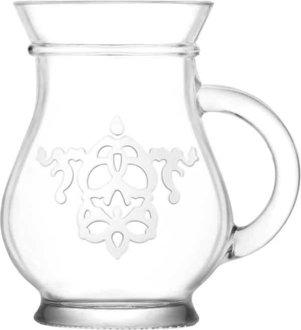 'Ayran' glass with handle set of 2 LAV (item no.2136)