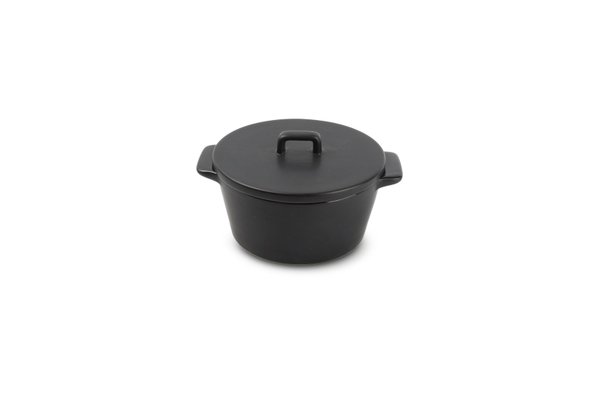 Oven bowl with lid black Ardo (item no. 2249)