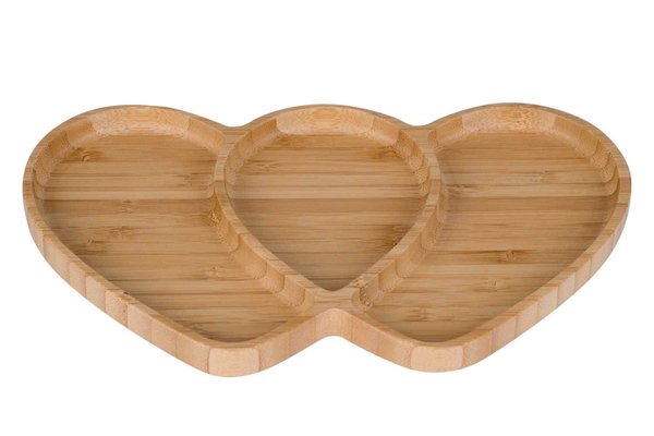 Aperoboard Heart Shape Bamboo 25x15xH1,5cm (Item No.2426)