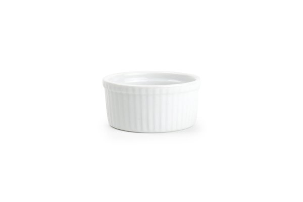 Soufflé Bowls White 12pieces 9xH4,5cm Flavor (Item No.2430)
