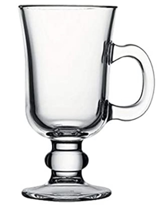 Mug Glass on Foot 0.23l Set of 2 Pasbahce (Item No.2491)