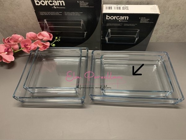 Borcam Premium' clawback shape rectangular 2.5l 28.7x19.7cm Pasabahce (Item No.2684)
