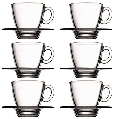 'Aqua' Tee-/Kaffeeset 12tlg. für 6 Personen Pasabahce (ArtikelNr.2893)