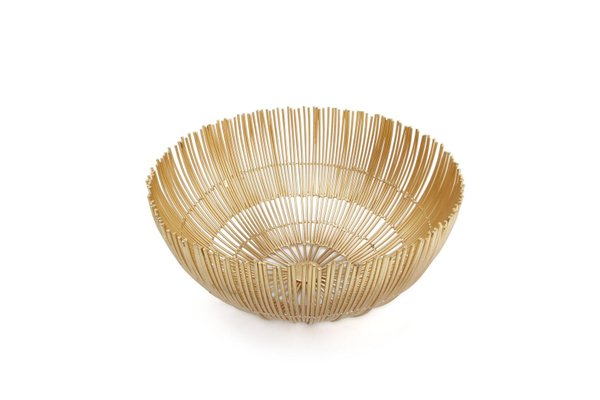 Wire basket gold 25xH12cm Iris (Item No.3040)