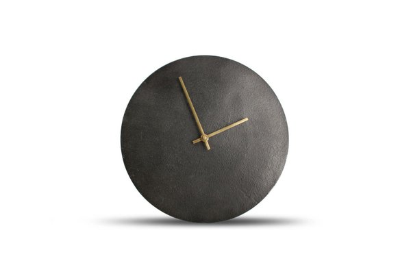 Fireplace clock 20cm black zone (item no.3157)