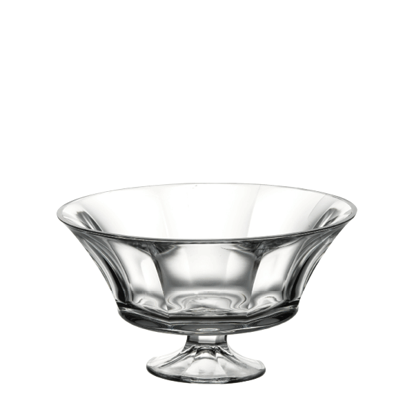 Lotus' fruit bowl on base D25cmxH14cm Pasabahce (item no.2781)