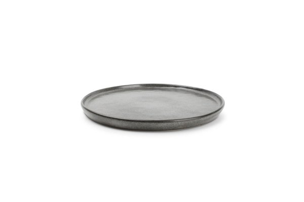 Serving plate flat 26,5cm grey element (item no.3202)