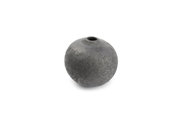 Vase anthrazit 14,5xH13cm Bullet  (ArtikelNr.3226)