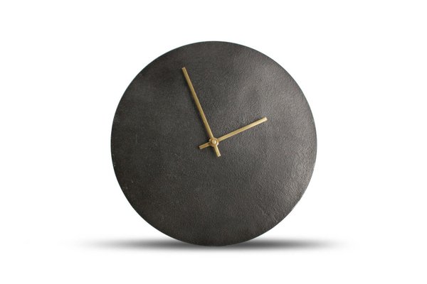Fireplace clock 26cm black zone (item no.3229)