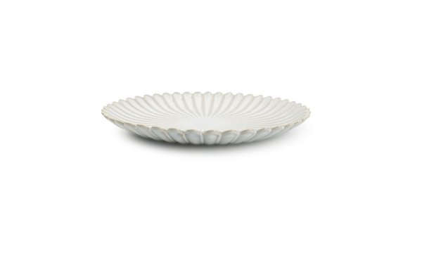 Plate 25cm nuance white Lotus (item no.3312)