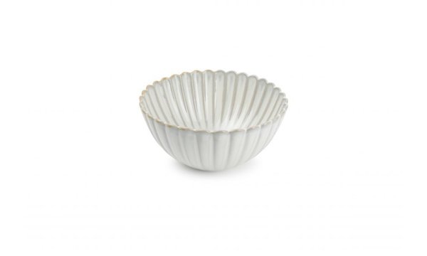 Bowl 16,5xH7,5cm nuance white Lotus (item no.3316)