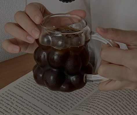 'Trauben' Henkelglas 300ml (ArtikelNr.4416)
